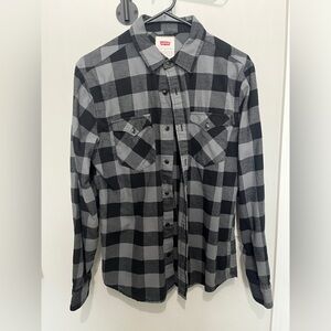 Men’s Levi’s Button Down Flannel Shirt